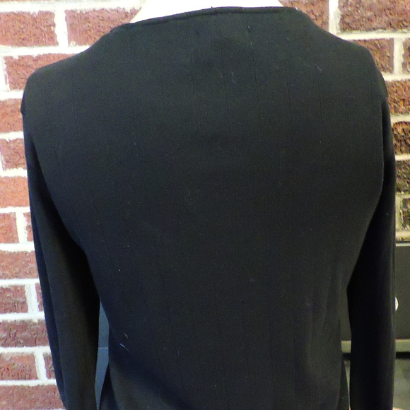 LIMITED TOO snap front top  sz 14/Large ...  black - Picture 5 of 6